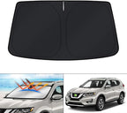 KUST Windshield Sun Shade for 2014-2020 Nissan Rogue Accessories (NOT for Rogue Sport & 2021 Rogue 3rd Gen. T33) Sunshade Foldable Window Sun Protector Block UV Rays Keep Car Cooler by KUST
