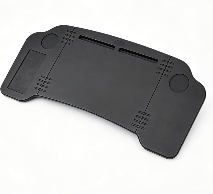 Portable Laptop Car Desk, Extra Large Foldable Workstation Tray | 30" wide cross-armrest tray, no steering wheel attachment , perfect for working,eating, road trips & camping by Unknown