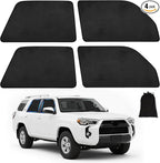 ZATOOTO 4runner Sun Shade 2017-2024, 4 Packs Soft Suede for Durable | Full Blackout for Privacy, 100% UV Protection, For Family Travel, Baby, Pet, Magnetic Quick Installation by ZATOOTO