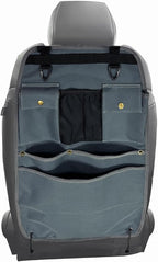 Car Seat Back Organizer with Multiple Pockets and Hooks (grey) by BEATUNEE
