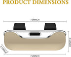 Sunglass Holder for Car Visor, Car Sunglass Holder Case (Beige) | Push-button visor sunglass holder，Full Wrap Dustproof Sunglass Case with Anti-Scratch Lining, Suitable for Trucks, Sedans - Image 8