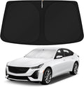 KUST Windshield Sun Shade for Cadillac CT5 2020-2024 2025 2026 Window Accessories Shade Sun Visor Foldable Block UV Rays Keep Car Cooler by KUST