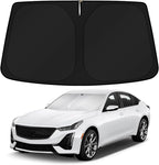 KUST Windshield Sun Shade for Cadillac CT5 2020-2024 2025 2026 Window Accessories Shade Sun Visor Foldable Block UV Rays Keep Car Cooler by KUST