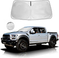 Windshield Sun Shade Car Sunshade Accessories Fit 2021-2026 Ford F-150 F150 | HUOHUIGO Front Truck Window Shade Cover Sun Visor Heat Shield Fit Ford Lariat, King Ranch, Platinum, XL XLT Limited Raptor by HOHUIGO