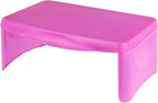 HearthSong Kids’ Portable Folding Lap Desk with Large Storage Activity Tray - 17" L x 12" W x 7½"H - Pink - Image 2