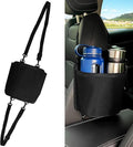 Car Cup Holder Expander for Car Seat Side, Multifunctional Hanging Storage Bag for Water Bottle Cup and Drink at Back Seat, Large Waterproof Oxford Cloth Hanging Cup Holder Organizer Tray by Hirificing