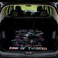Car Trunk Mat for SUV, 29"x39" Halloween Gothic Skull Cargo Liner Protector | All Weather Universal Cargo Liners for Dogs, Car Accessory for SUVs/Sedan/Wagons, Durable Non-Slip Washable Rear Cargo Mat by Unknown