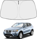 Proadsy Custom Fit 2011-2017 BMW X3 Windshield Sun Shade, Blocks Heat | 240T Heat Shield, Drops Temp 54°F, Blocks 99% UV, Prevents Dashboard Cracking, Summer Parking & Beach Trips, Easy Twist-Fold by Proadsy