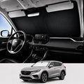 Proadsy Custom Fit 2019-2026 Acura RDX Windshield Sun Shade, Blocks Heat | 240T Heat Shield, Drops Temp 54°F, Blocks 99% UV, Prevents Dashboard Cracking, Summer Parking & Beach Trips, Easy Twist-Fold by Proadsy