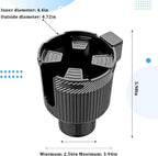 Car Cup Holder Extender, Expandable Vehicle Water Bottle Holder Adapter with Adjustable Base, Automotive Interior Drink Cup Expander, Universal for SUV Caravan Truck - Image 2