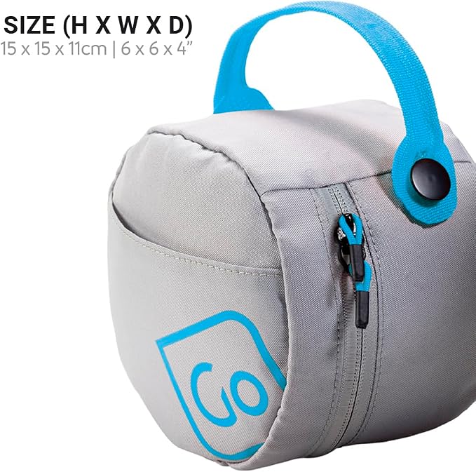Go Travel Universal Travel Pillow Packer, Roll to Fit, Blue | Compatible with Most U-Shaped Memory Foam Neck Pillows, Perfect for Airplane, Bus, Car, and Train Journey, Travel Essentials - Image 8