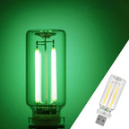 1 Pack Car LED Lights Interior, USB Light for Car Decor & Bedroom, Touch Dimmable Ambient Lighting, Mini Glass Bottle Night Light for Camping Gifts-Green by Unknown