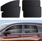 ZATOOTO Magnetic Car Window Shades 4 Pack, Car Window Curtains for Camping | Full Blackout for Privacy, 99% UV‑Block, Heat Insulation, Breastfeeding, Napping, Camping, and Travel, Metal Frame Fit - Image 7