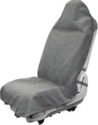 Car Towel Seat Cover, Waterproof Non-Slip Automotive Towel Protective Cover, Sweat-Proof Machine Washable Removable Carseat Vehicle Front Seat Mat Protector, Universal Fit (Gray) by Unknown