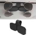 BFXM Sunglass Holder for Car, Double Clip Magnetic Leather | Sunglasses Holder Eyeglass Hanger Clip for Car Visor, Cars Sun Visor Ticket Card Clip by BFXM
