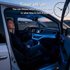 Interior Car Strip Lights Dreamcolor Acrylic Car Decorative Lights with APP Control Multicolor Internal Lighting Kit Music&DIY Function Ambient Fiber Optic Strip LEDs (Dreamcolor 18-1) - Image 4