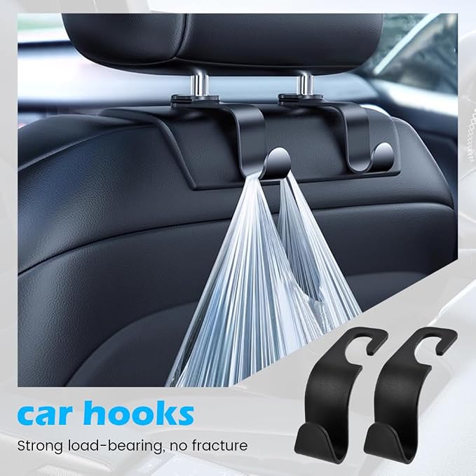 2-in-1 Car Cup Holder Expander with 4 Hooks - Upgraded Adjustable & Expandable Base, Offset Option, Versatile Car Accessories Fits Yeti, Hydroflask, Large Water Bottles - Image 7