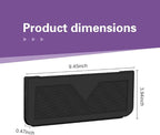 Car Storage Pocket, Multifunctional Elastic Mesh Side Pouch for Phone & Cards & Receipts, PU Leather Anti-scratch Seat Gap Organizer, Self-adhesive Storage Part for Most Cars (Black) - Image 2