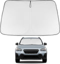 Proadsy Custom Fit Car Windshield Sun Shade for 2018-2025 Subaru Crosstrek | 240T Heat Shield, Drops Temp 54°F, Blocks 99% UV, Prevents Dashboard Cracking, Summer Parking & Beach Trips, Easy Twist-Fold by Proadsy