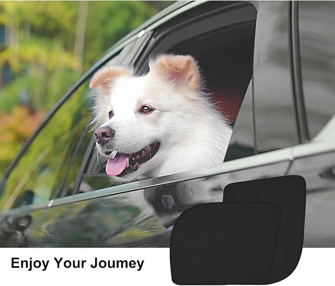 2 Pcs Car Door Protector for Dogs Waterproof Anti Scratch Pet Car Door Cover Protector Vehicle Door Guards Fits Sedans and SUVs Pet Travel （2 Pack） (Black) - Image 7