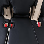 EKR Custom Fit 4Runner Car Seat Covers for Select Toyota 4Runner 2011-2023 (Only for 7 Seats Version) - Full Set,Leather (Black/Gray) | for Toyota 4Runner 2010-2024 Seat Covers for SUV Trucks,Airbag Compatible,Waterproof Pet-resistant,Faux Leather(Blac... - Image 3