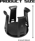 Car Cup Holder Expander, 2PCS Cup Holder Insert Adapter for Car, Adjustable Automotive Slim Can Cupholder Expander for Fixing Beverage Bottle Water Cups, Adhesive Energy Drink Storage Rack - Image 2