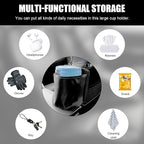Yourkar Car Seat Side Large Cup Holder Expander Adapter Bag, Auto Seat Storage Hanging Bag for Water Bottle Cup and Drink, Multifunctional Auto Interior Organizer with Waterproof Liner - Image 6