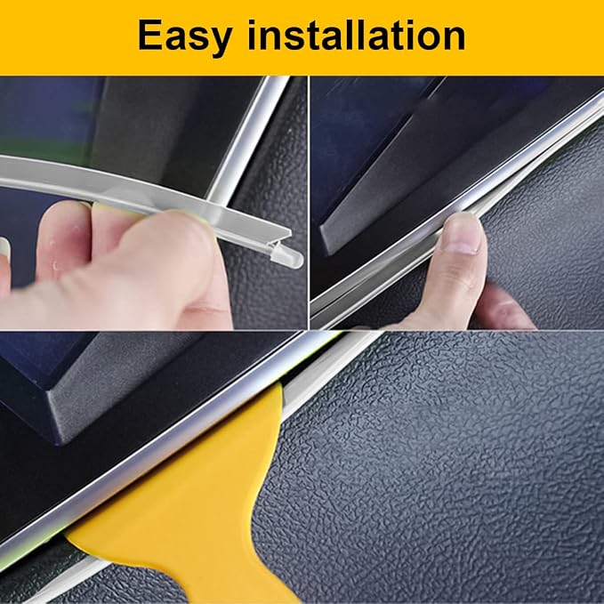 10FT EL Wire Strip Lights, USB Car Neon Trim, Sewing Edge, Ice Blue | USB-powered operation, sewing-edge design, fuse protection, interior ambient lighting use, cut-to-length construction - Image 5