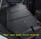Custom Fit for RAV4 and VENZA Seat Covers Fit for Toyota RAV4 2019 2020 2021 2022 2023 2024 2025 Prime and XSE Hybrid with Waterproof Faux Leather (Black with Red Trim, LU02-Prime-XSE Hybrid) - Image 4