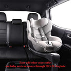 EKR Car Seat Covers for Subaru Forester 2014-2018(Only Base),Full Set | Custom Fit for Subaru Forester 2014-2018 Base Only,Airbag Compatible,Easy Clean,Neoprene(Black) - Image 4