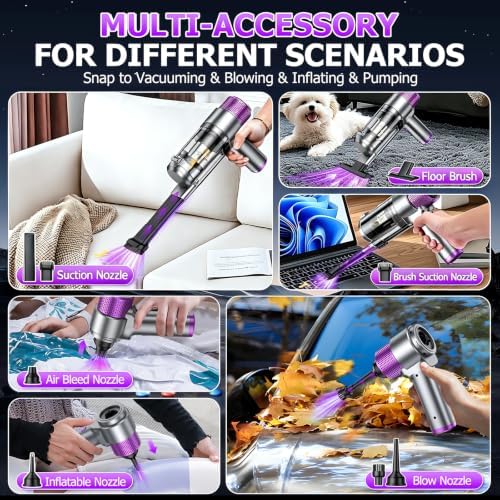 16000PA Handheld Car Vacuum Cleaner Cordless Rechargeable - Image 3