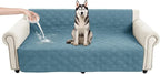 100% Waterproof Washable Dog Blanket，Gray Blue+Apricot 52"x82" | ,7-Layer Reversible Couch Covers for Dogs Met for Sofa Furniture Car Camping by Unknown