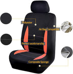 Flying Banner Car Seat Covers Front Seats Rear Bench Polyester car seat Protectors Easy installations Rear Bench Split Classic Man Lady Truck - Image 2