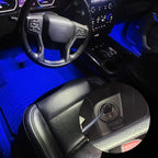 Car LED Strip Light, Interior Car Lights, 12V 24 LED Auto Atmosphere Lamps with Cigarette Lighter, Auto Lamp Ambient Night Light Strip Lighting Kit for Vehicles (USB/Blue) - Image 4