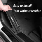 DGSL Car Door Edge Guards Door Sill Protector, 2.7In x 16.4Ft 5D Carbon Fiber Car Wrap Film, Vinyl Automotive Wrap Film Anti-Collision Fits for Most Car (Black) - Image 4