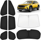 KUST Car Window Shades for Mazda CX-50 2023-2025 2026 Windshield Sun Shade Side Window Cover UV Block Privacy Protection CX50 Accessories for Camping Blackout Rear Back Full Set 8PCS by KUST