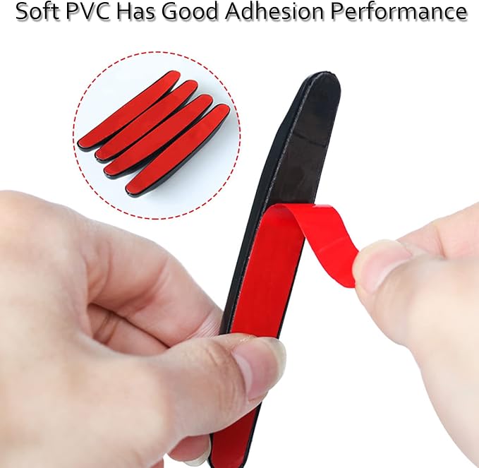 4 Pcs Car Door Edge Guards Car Side Door Protector Suitable for Various Car Pads Door Shock Absorbers-Grey - Image 6