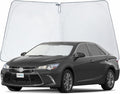 CLIM ART Windshield Sun Shade for Toyota Camry 2015-2017, Custom-Fit Foldable Car Sunshade, Vehicle Sun Protector, Front Auto Windshield Cover, Car Accessories - WS7005 by CLIMART
