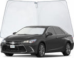 CLIM ART Windshield Sun Shade for Toyota Camry 2015-2017, Custom-Fit Foldable Car Sunshade, Vehicle Sun Protector, Front Auto Windshield Cover, Car Accessories - WS7005 by CLIMART