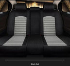 Custom Car Seat Covers Fit for Wrangler JL JK Rubicon Sahara Grand Cherokee L Cherokee Compass Renegade Gladiator Wagoneer Liberty Commander Grand Cherokee SRT (Black Gray (Linen)) - Image 3