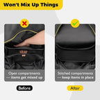 Storage Bag for Doona Infant Car Seat Stroller, Large Capacity Diaper Bag | Wearable Backpack, Stroller Organizer, Easy Access Zipper, Water-Repellent Lightweight Baby Spring Travel Essentials - Image 3