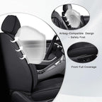 Fit for Toyota 4Runner Seat Covers 2001-2026,Premium Leather, 360° Full Protection, Thick Padding & Memory Foam, Waterproof & Stain-Resistant Car Seat Cover Full Set (5 Seat,Black) - Image 2