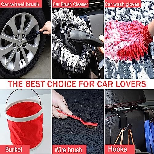 LIANXIN Car Wash Kit with Foam Gun, Car Cleaning, Car Wash Detailing Kit - Image 5