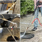 Selkie Pressure Washer Sandblasting Kit - Wet Abrasive Sandblaster Attachment, with Replacement Nozzle Tips,Protect Glasses, 1/4 Inch Quick Disconnect, 5000 PSI - Image 6