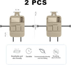 XDV Car Seat Organizers,Multi-functional Back Seat Protectors, Storage Pouches, and Tray Holders (for Cars, Kids, Seat Back and Rear Seats) (Plain Beige, 2 Pcs) - Image 2