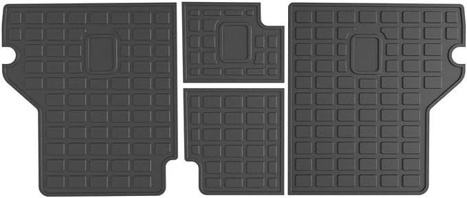 powoq 5 Seats Cargo Mat Compatible with 2010-2024 Toyota 4Runner Trunk Mat TPE Cargo Liner Trunk Liner Back Seat Protector Replacement for 2010-2024 Toyota 4Runner Accessories - Image 7