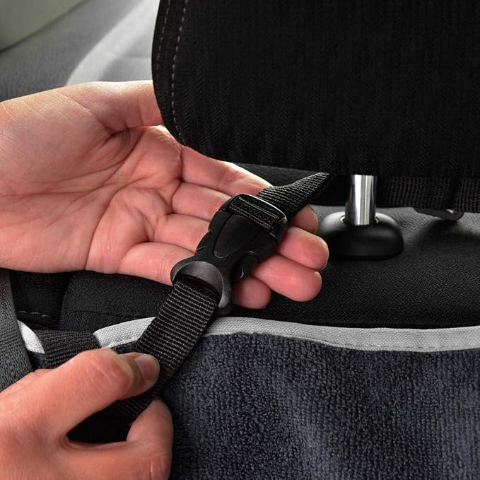 BDK UltraFit Towel Cloth Seat Covers for Cars Rear Bench Car Seat Cover Towel - Universal Fit Washable & Waterproof Seats Protectors for After Gym Workout, Hiking, Running, Beach Sports, and More - Image 6