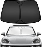 ARISMOTOR Windshield Sun Shade for Porsche Cayenne 2019-2025 | Custom Fit, Foldable, Front Window Sunshade Sun Visor Protector, Block UV Rays, Keep Car Cooler by ARISMOTOR