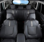 Custom Fit RAV4 (Not for Hybrid) Car Seat Covers Fit for Toyota RAV4 LE Limited XLE Premium 2019 2020 2021 2022 2023 2024 2025 with Waterproof Faux Leather (LU01-XLE, Black) - Image 5