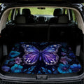 Car Trunk Mat for SUV, 29"x39" Cute Purple Butterfly Cargo Liner Protector | All Weather Universal Cargo Liners for Dogs, Car Accessory for SUVs/Sedan/Wagons, Durable Non-Slip Washable Rear Cargo Mat by Unknown